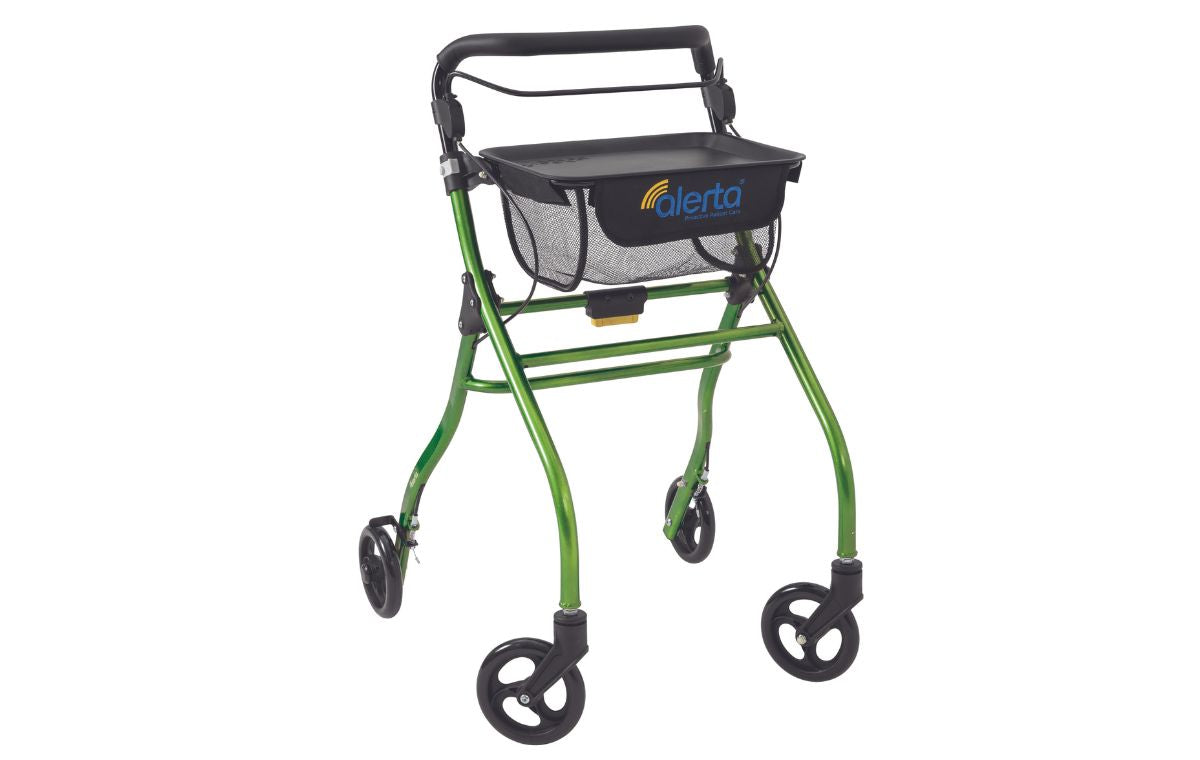 Alerta 4 Four Wheel Aluminium Lightweight Indoor Walking Aid Rollator ALT-R010