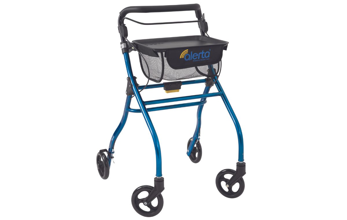 Alerta 4 Four Wheel Aluminium Lightweight Indoor Walking Aid Rollator ALT-R010