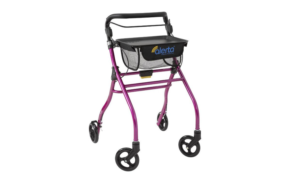 Alerta 4 Four Wheel Aluminium Lightweight Indoor Walking Aid Rollator ALT-R010
