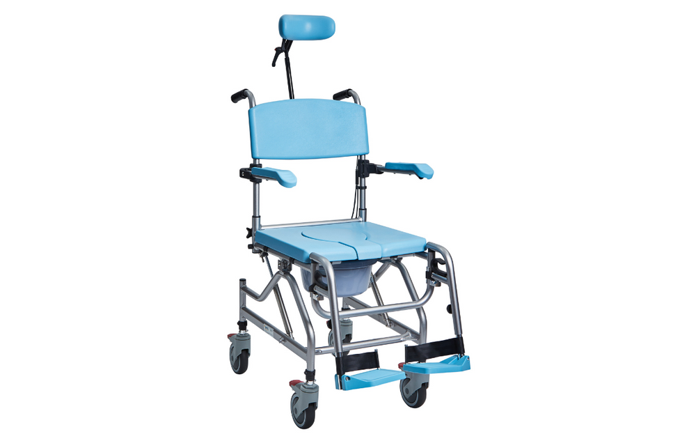ALT-SC300 Alerta Aqua Community Tilt In Space Shower Commode Toilet Chair