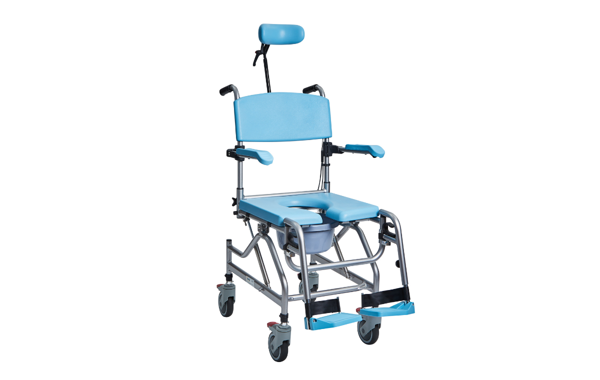 ALT-SC300 Alerta Aqua Community Tilt In Space Shower Commode Toilet Chair