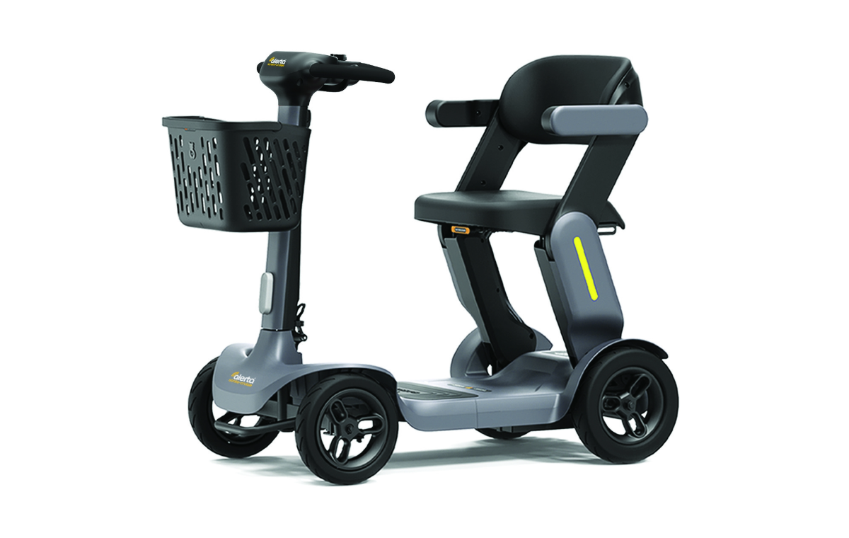 Alerta Strato Cruise Mobility Scooter Folding Transport Travel 6mph Grey or Red