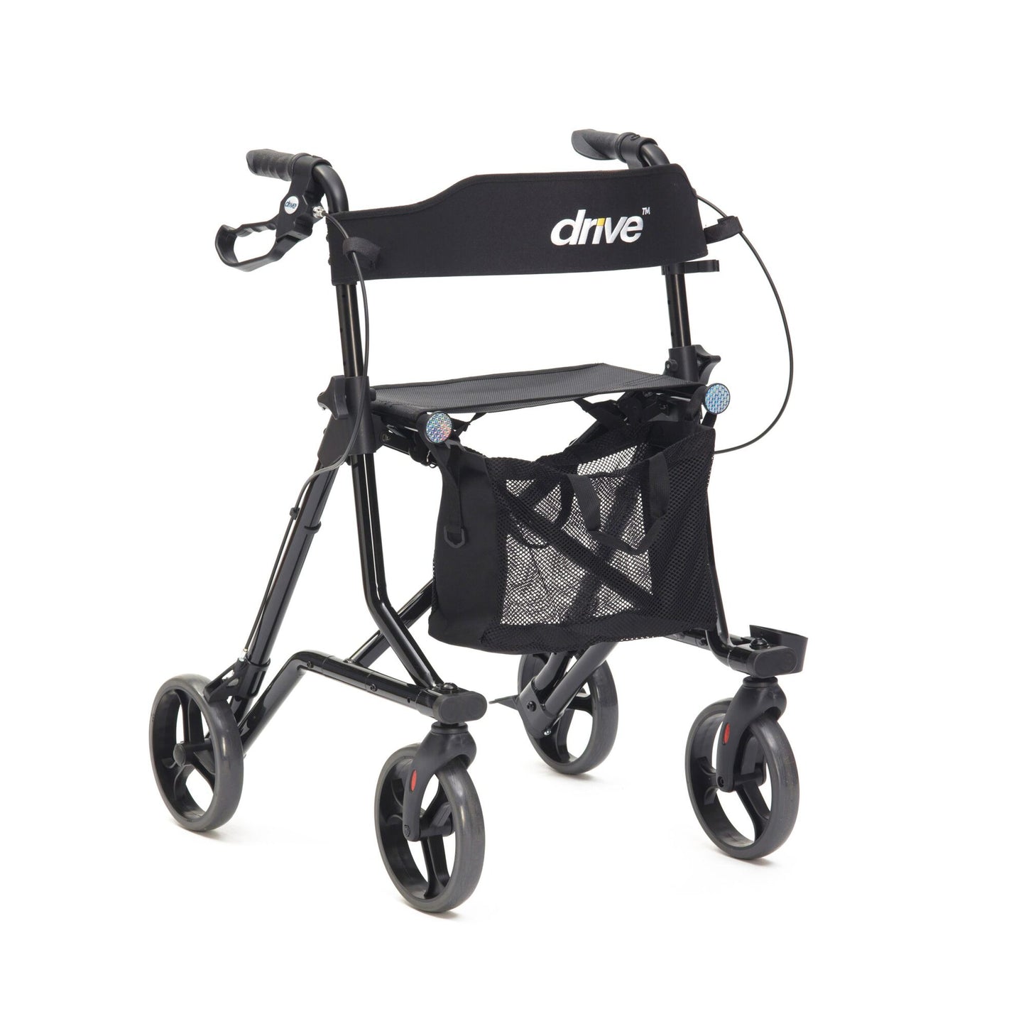Déambulateur pliant 4 roues ultra léger Drive DeVilbiss Torro Toro noir 740500500