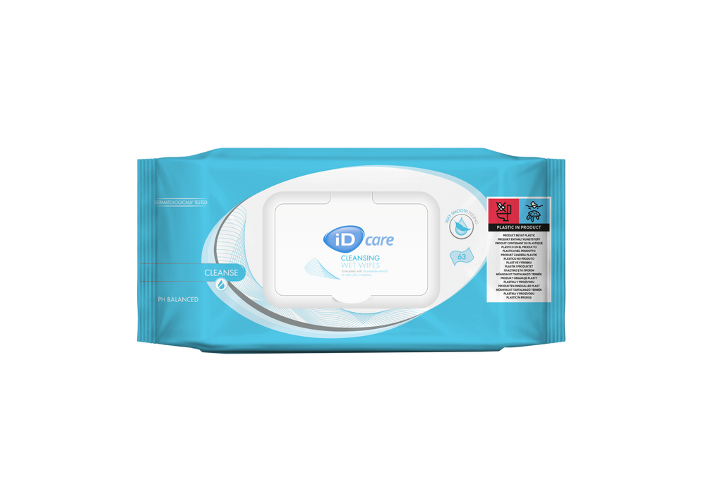 ID859006401 ID Care Serenity Care Adult Patient Large Hygiene Wet Wipes Pack of 63