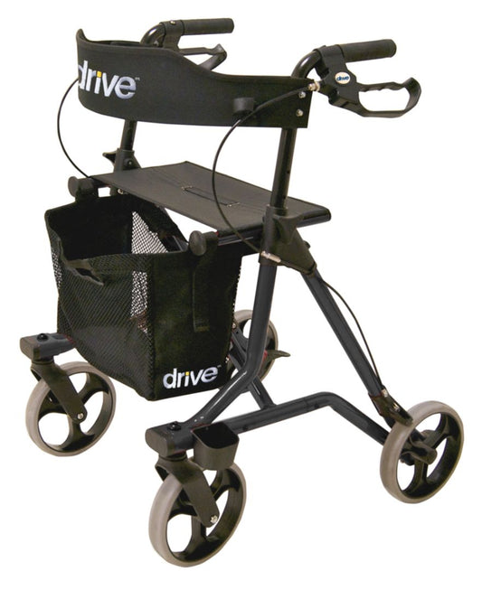 Déambulateur pliant 4 roues ultra léger Drive DeVilbiss Torro Toro noir 740500500