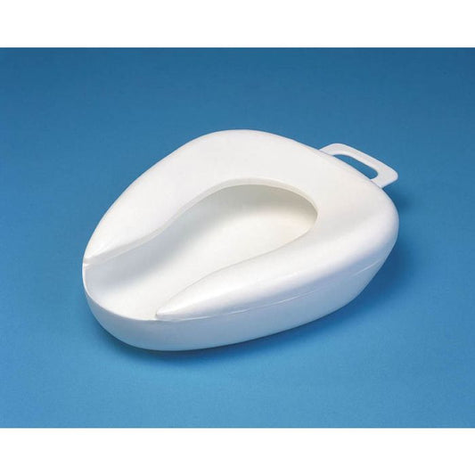 Able2 Oak Leaf White Shaped Smooth Bed Pan Male Female PR50008