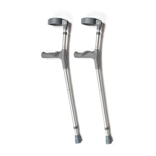 Drive Anatomical Grip Left and Right Hand Comfy Double Adjustable Crutches Pair AC002