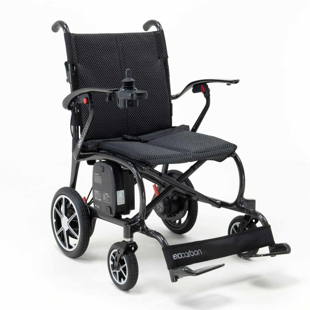 Fauteuil roulant électrique Drive Devilbiss Aerocarbon pliable, batterie, carbone super léger, contrôle auxiliaire