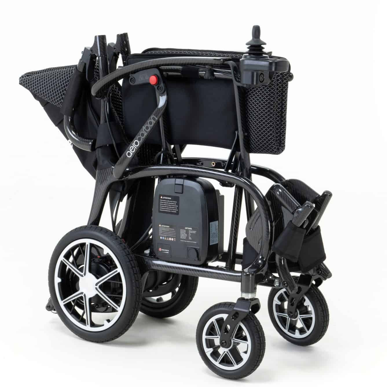 Fauteuil roulant électrique Drive Devilbiss Aerocarbon pliable, batterie, carbone super léger, contrôle auxiliaire
