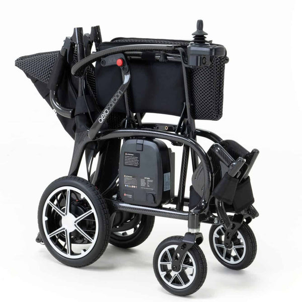 Drive Devilbiss Aerocarbon Powered Wheelchair Battery Folding Carbon Super Lightweight Attendant Control