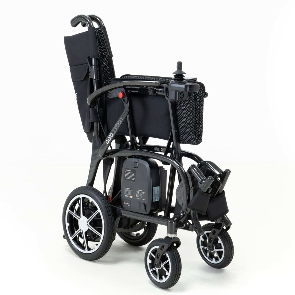 Fauteuil roulant électrique Drive Devilbiss Aerocarbon pliable, batterie, carbone super léger, contrôle auxiliaire