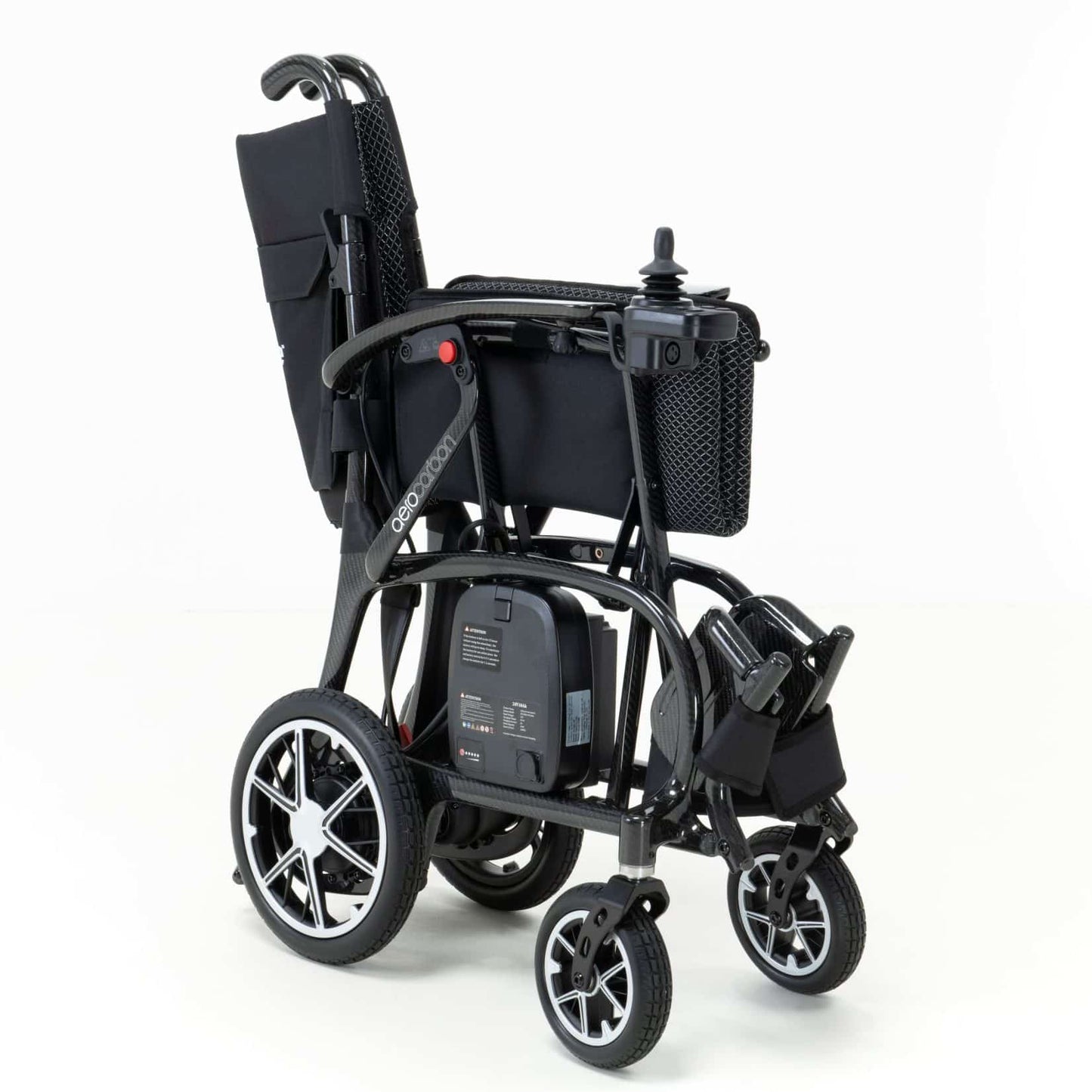 Fauteuil roulant électrique Drive Devilbiss Aerocarbon pliable, batterie, carbone super léger, contrôle auxiliaire