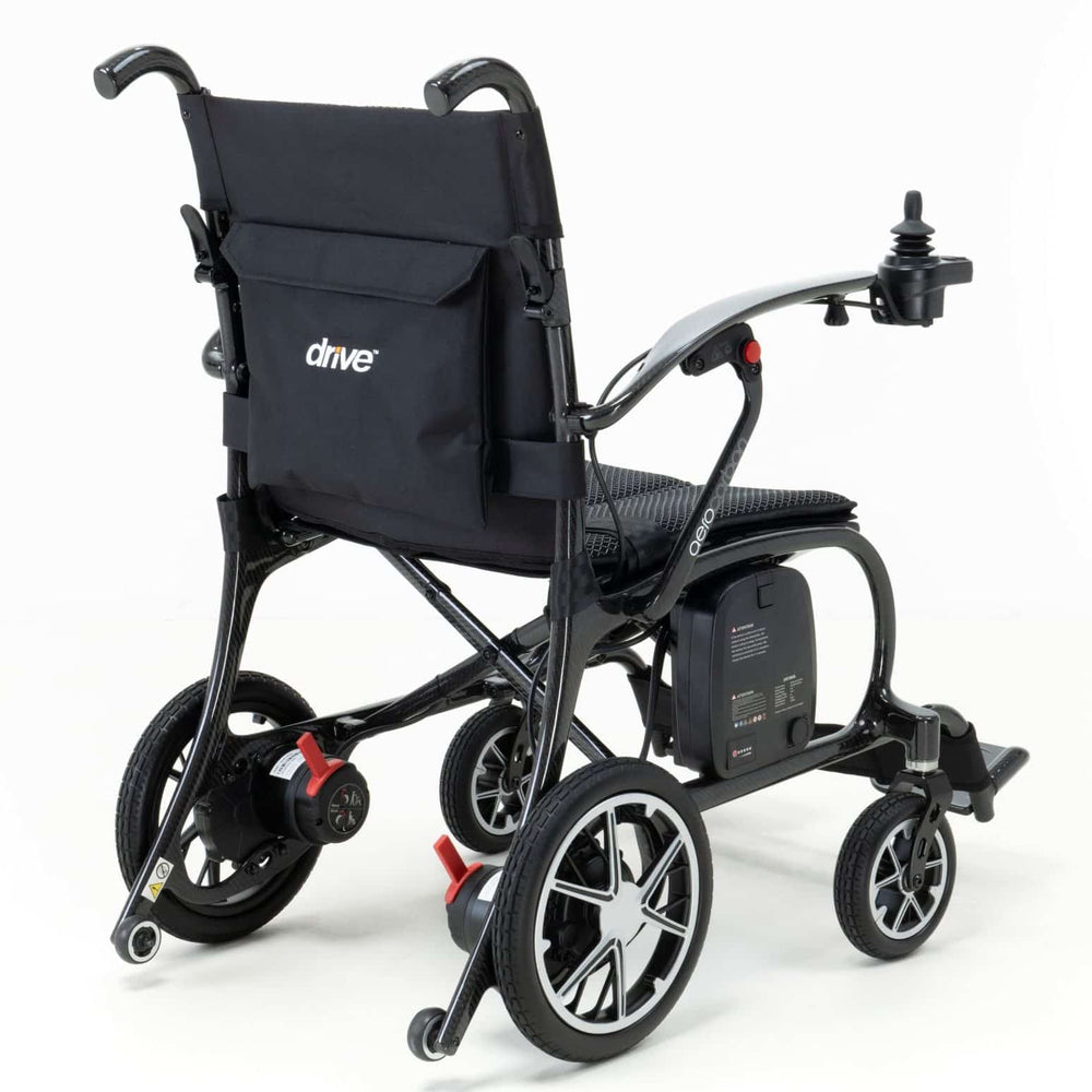Fauteuil roulant électrique Drive Devilbiss Aerocarbon pliable, batterie, carbone super léger, contrôle auxiliaire