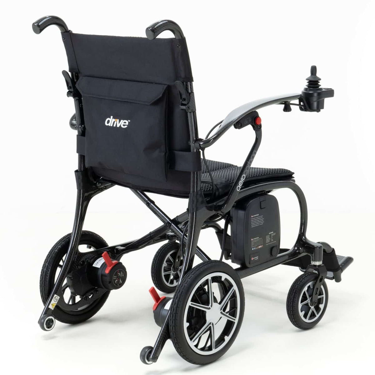 Fauteuil roulant électrique Drive Devilbiss Aerocarbon pliable, batterie, carbone super léger, contrôle auxiliaire