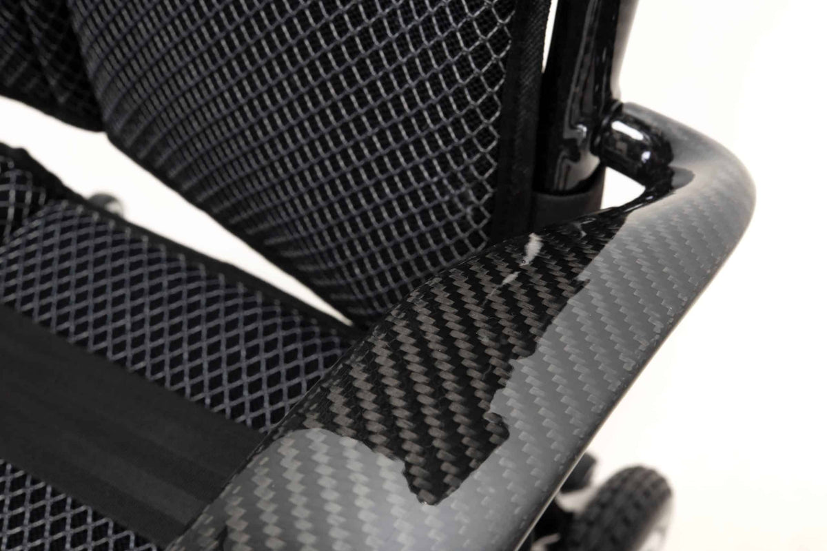 Fauteuil roulant électrique Drive Devilbiss Aerocarbon pliable, batterie, carbone super léger, contrôle auxiliaire
