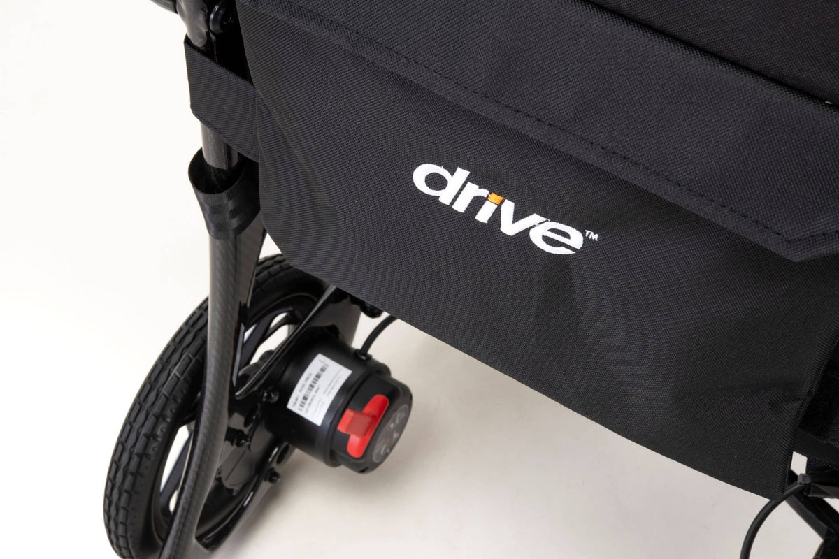 Fauteuil roulant électrique Drive Devilbiss Aerocarbon pliable, batterie, carbone super léger, contrôle auxiliaire