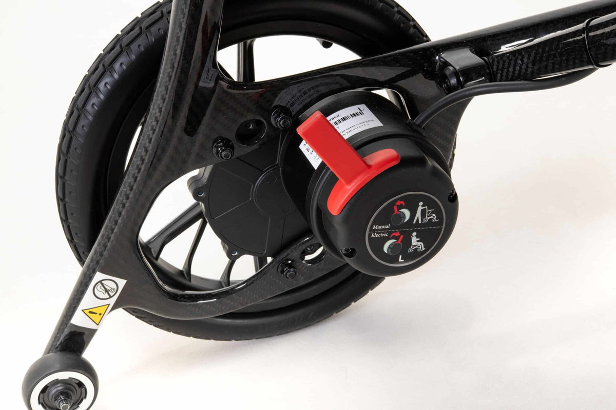 Fauteuil roulant électrique Drive Devilbiss Aerocarbon pliable, batterie, carbone super léger, contrôle auxiliaire