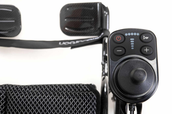 Drive Devilbiss Aerocarbon Powered Wheelchair Battery Folding Carbon Super Lightweight Attendant Control