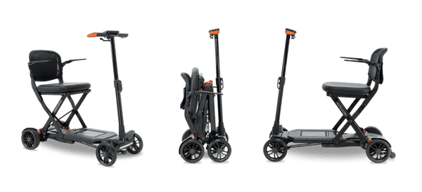 Drive Devilbiss Aero Carbon Compact Folding Boot Scooter Super Lightweight Lithium Battery 4 Wheel 4mph