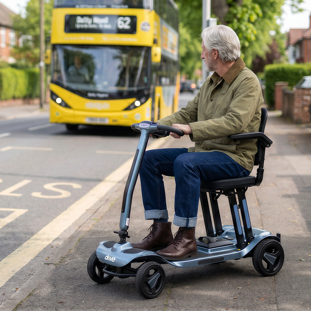 Drive Areomg Lightweight Magnesium Folding Scooter MGMFOLDCB