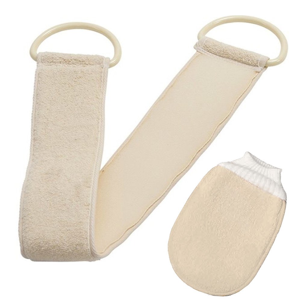 Able2 Atlantis Long Reach Flannel Scrub Strap Set Washband and Wash Mitt PR46051