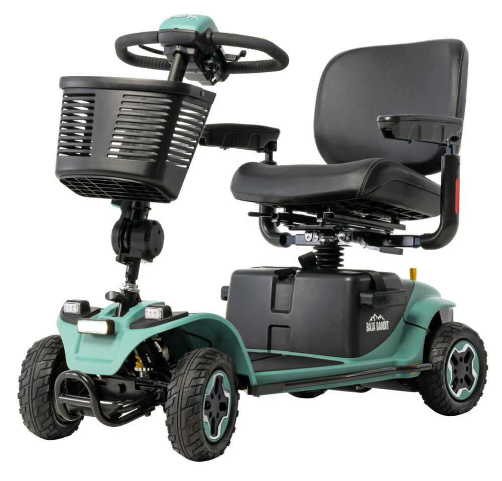 Pride Baja Bandit Mobility Scooter 4 wheel 8 MPH Heavy Duty Large Lithium Mobility Scooter