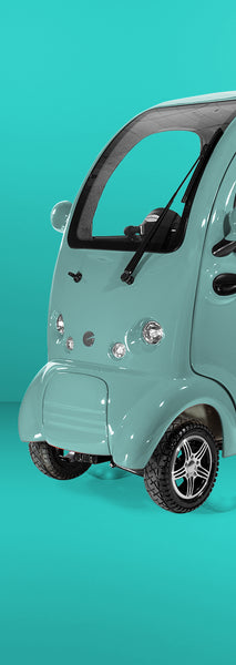 Scooterpac Cabin Car Full Shell Cover Enclosed Cabin Scooter Car CCMK2PLUS