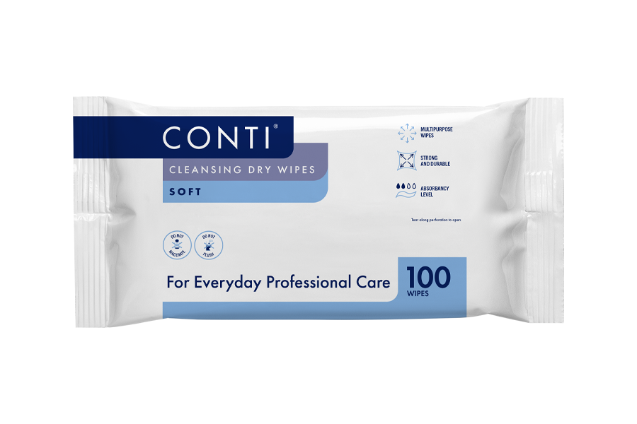 Conti Soft Cleansing Dry Wipes - CSW110
