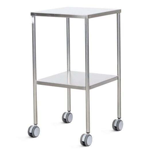 Chariot panseur Bristol Maid, étagères fixes, acier inoxydable, hôpital, DTS/450/FD