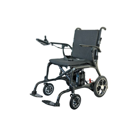 Fauteuil roulant électrique R Healthcare Dash Carbon Pro à batterie