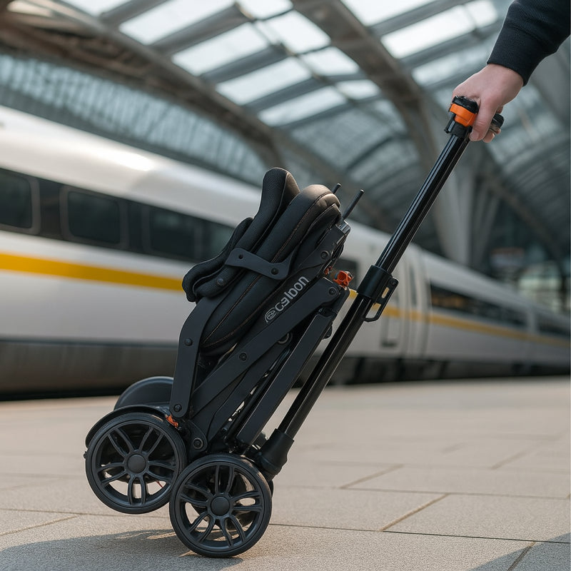Drive Devilbiss Aero Carbon Compact Folding Boot Scooter Super Lightweight Lithium Battery 4 Wheel 4mph