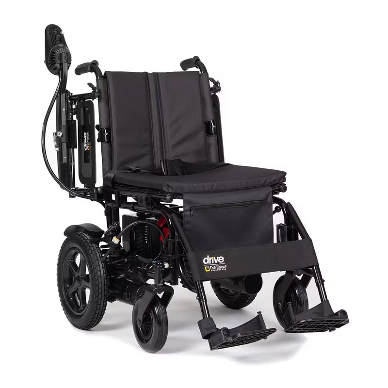 Drive Devilbiss Easy Fold Electric Powered Wheelchair Powerchair Seat width 18"