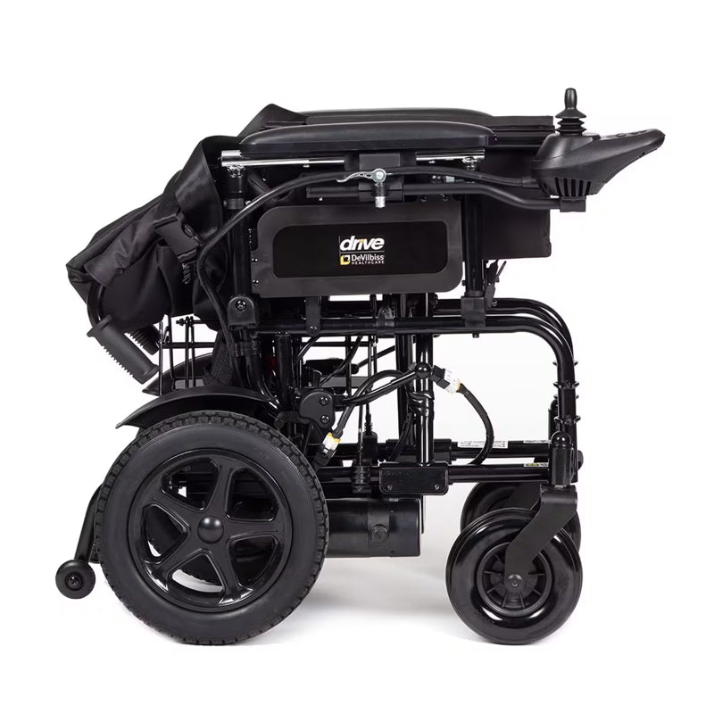 Drive Devilbiss Easy Fold Electric Powered Wheelchair Powerchair Seat width 18"