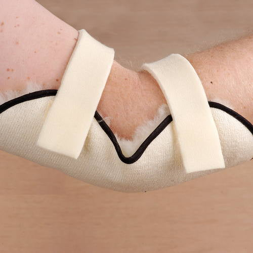 Elbow Protectors Pressure Relief Bed EPU Simplantex Cream Fleece Pair