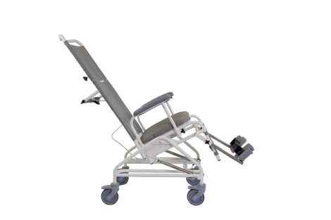 Fauteuil de douche et toilettes inclinable dans l'espace Prism Freeway T80 - Largeurs 440 mm, 490 mm, 540 mm - 1601T80C A B