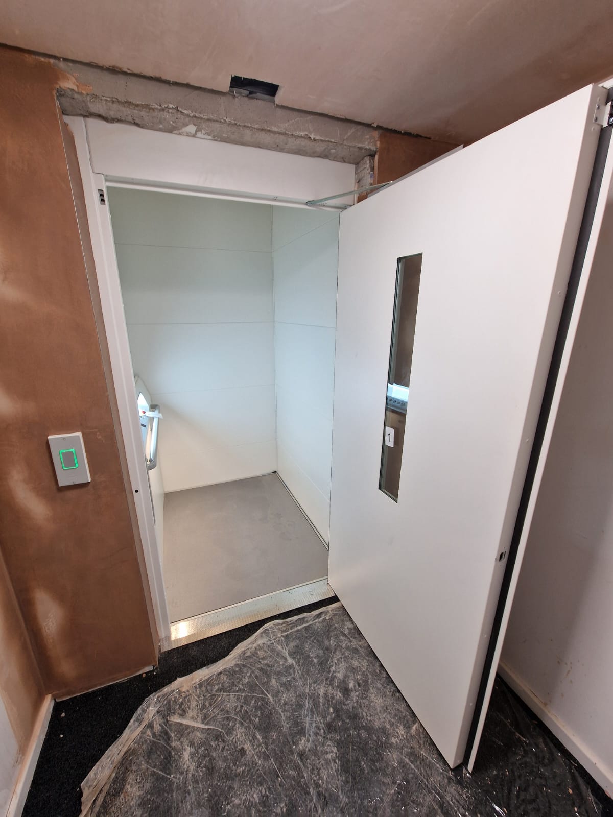 New Aline Gartec Aritco 3 Floor Public Access Lift Installation at Hope Church SE England