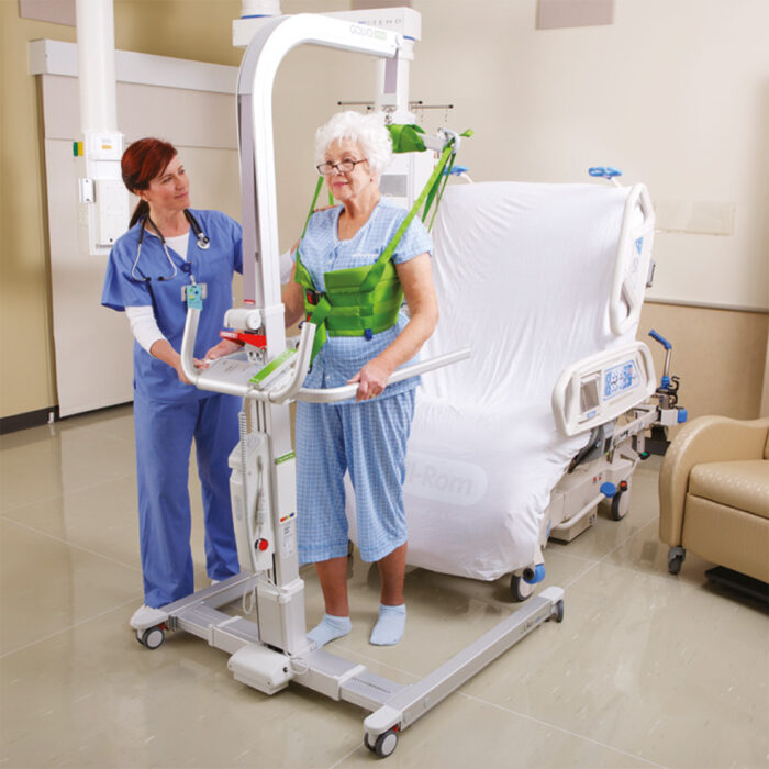 Hillrom Liko Golvo High Lift Height 9000 Mobile Patient Hoist Lead or Lithium Battery Hospital Care Home 2000045