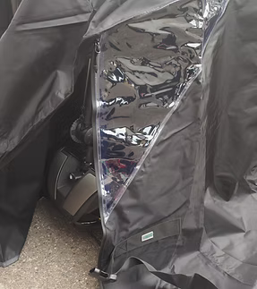 My Wren MyCover Heavy Duty Small Outdoor Outside Weatherproof Mobility Scooter Storage Cover Waterproof Black HDSC