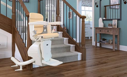 Handicare Freelift Rembrandt Internal Curved Stairlift ( Free Curve ) New and Reconditioned
