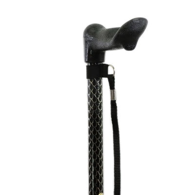 Days Comfy Anatomical Right or Left Hand Standard Tall None Folding Adjustable Height Folding Walking Stick Various Colours Performance