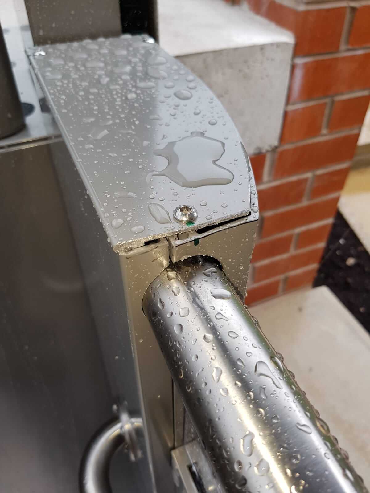 New outside 2 Metre Pollock Steplift Installation in Bolton, Lancashire