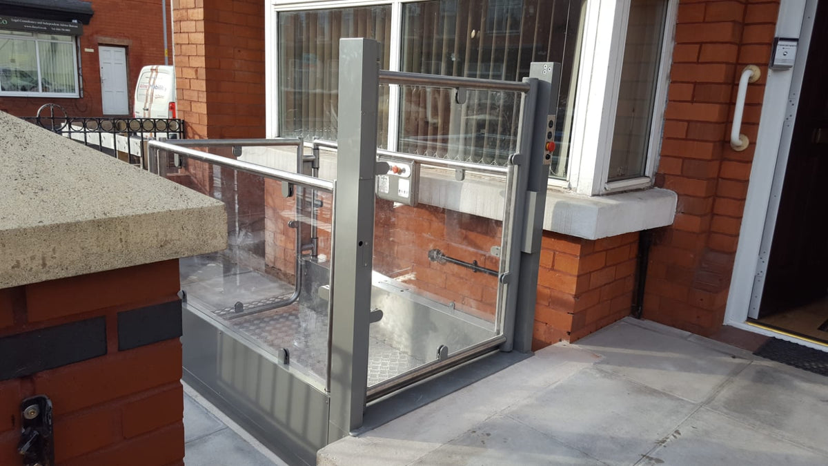 Installation of New Made To Measure Pollock Steplift Manchester Council