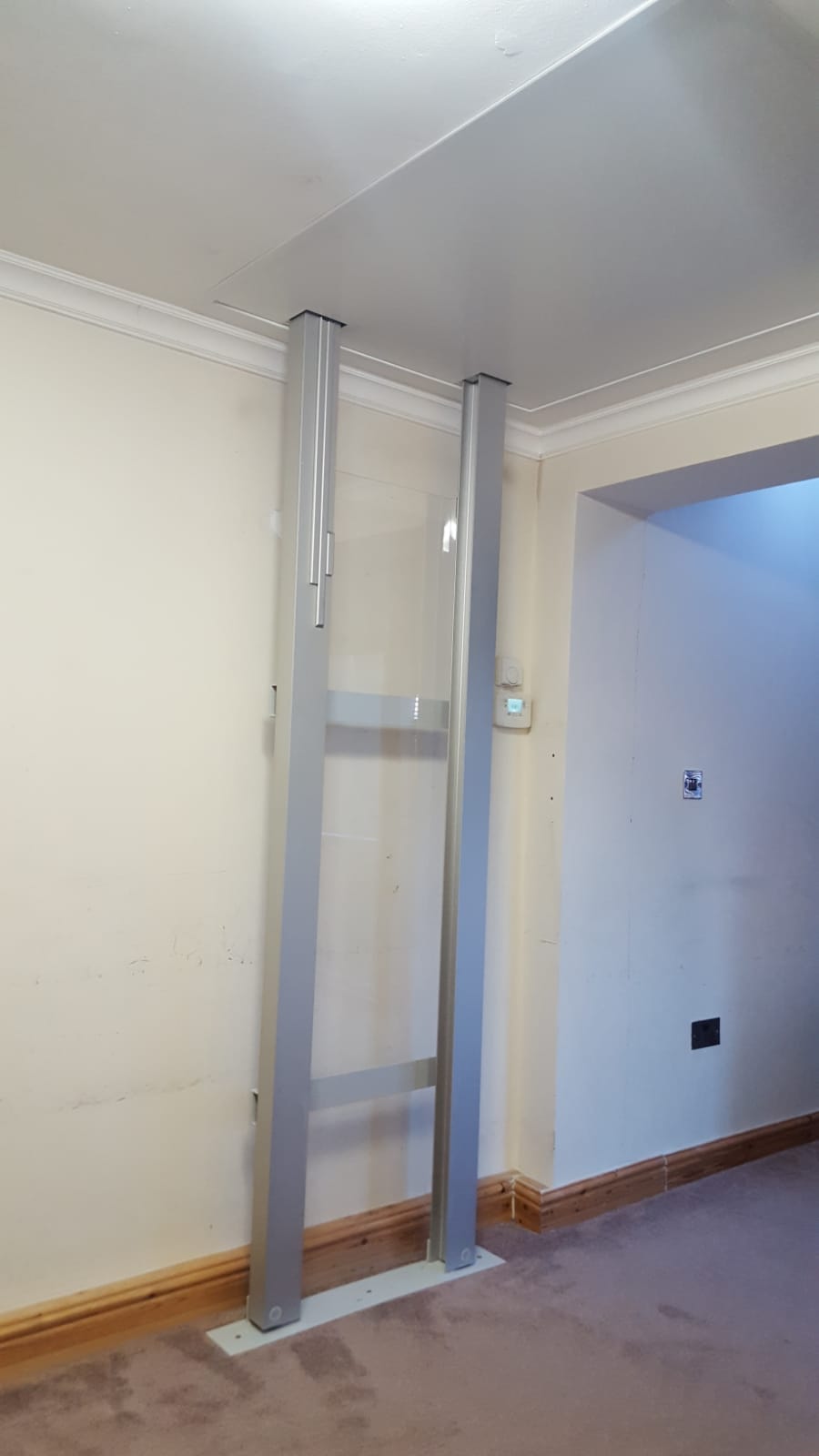 Installation of a New Pollock Through Floor Vertical Lift in Blackburn