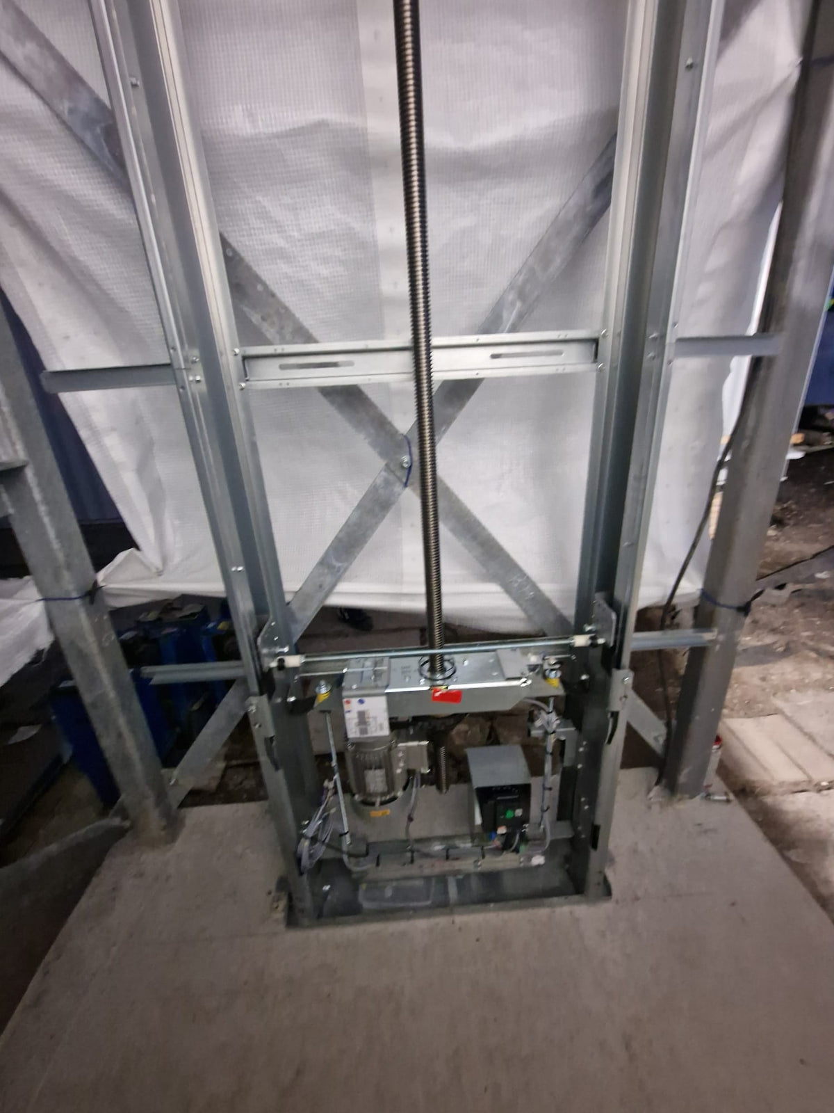 Installation of an Aline Gartec Aritco Disabled Access Lift at premises on Old Kent Rd London