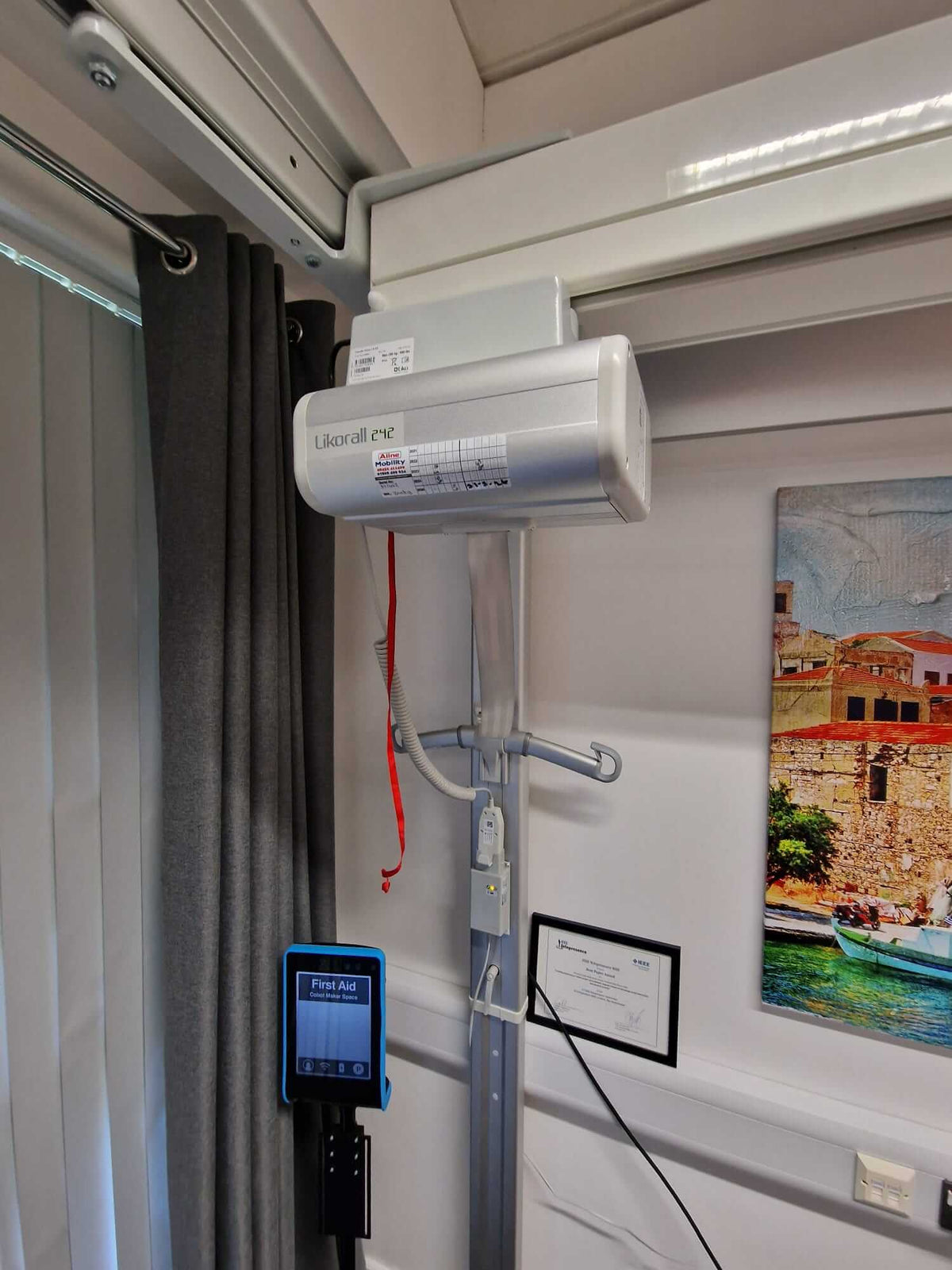 Nottingham University annual servicing of full Liko 4 leg Gantry Hoist System