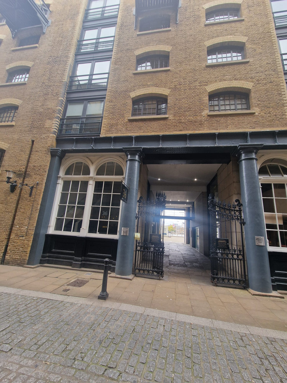 At Butlers Wharf, London