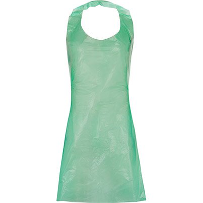 Disposable Plastic Aprons On Roll Blue Yellow or White 200 Pack Countrywide Premium Polythene