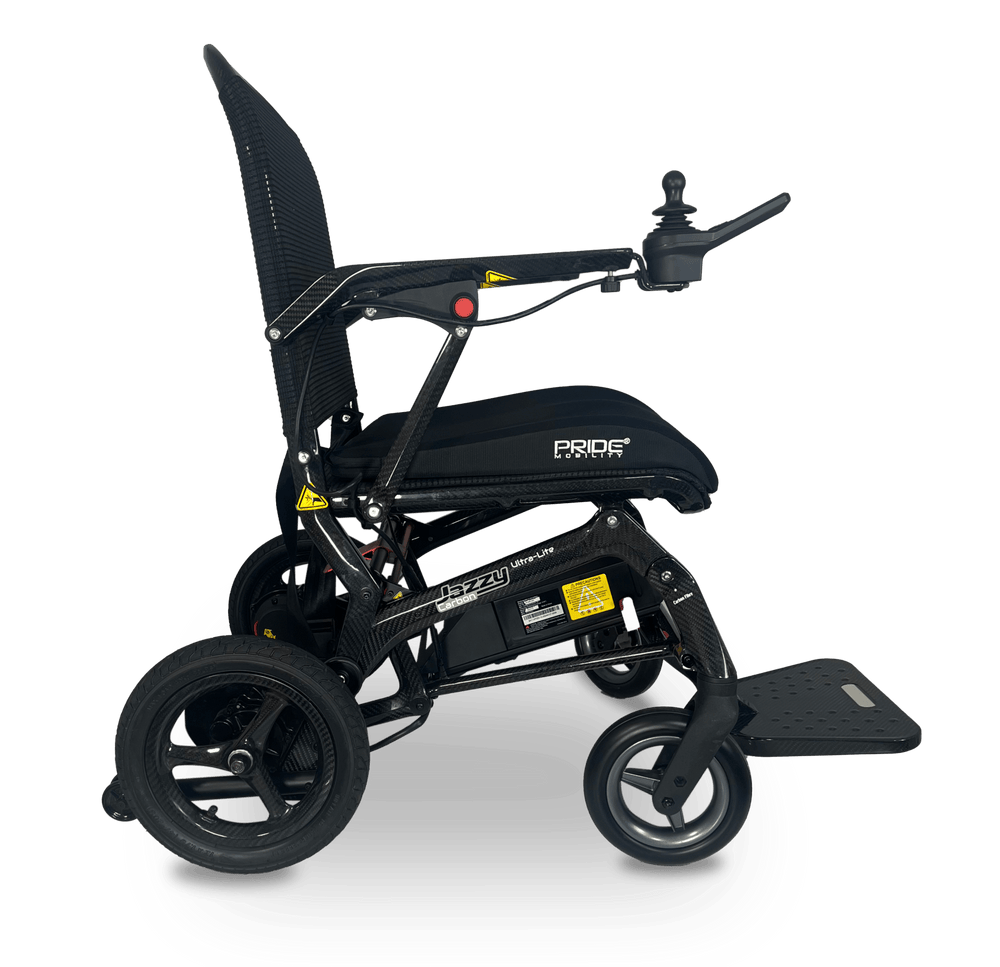 Pride Jazzy Carbon Max Super Lightweight Battery Wheelchair Powerchair Folds