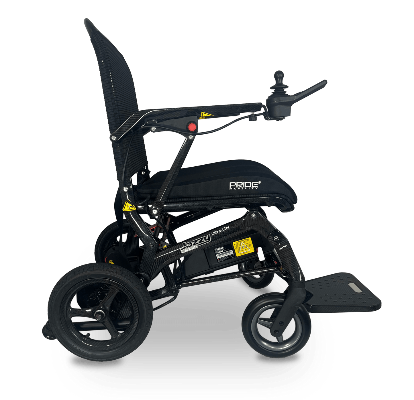 Pride Jazzy Carbon Max Super Lightweight Battery Wheelchair Powerchair Folds