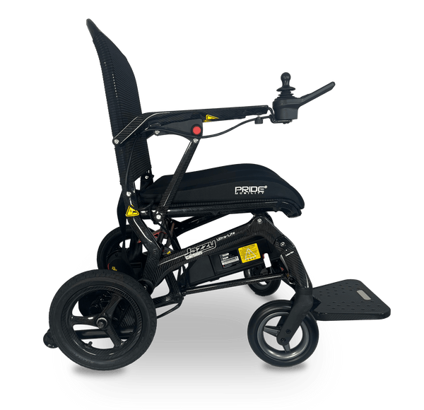 Pride Jazzy Carbon Max Super Lightweight Battery Wheelchair Powerchair Folds